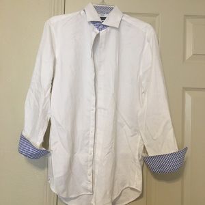 Men’s White Button Up